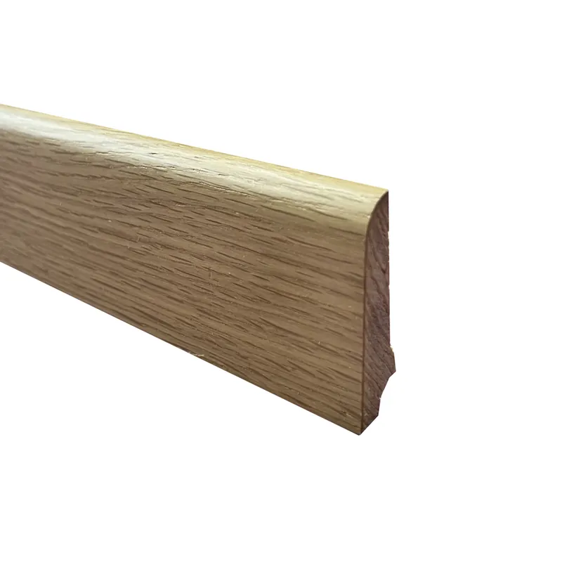 Gefineerde plint eiken 15×60 mm 200 cm Hoge Kwaliteit