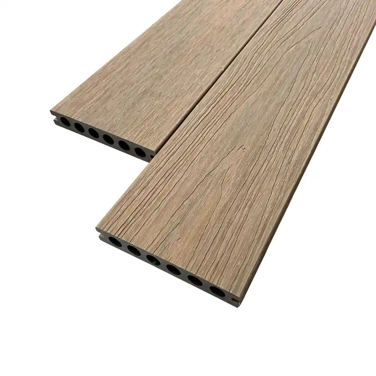 Vlonderplank composiet semi massief co-extrusie Sunset Teak 23×140 mm 290 cm Speciale Aanbieding