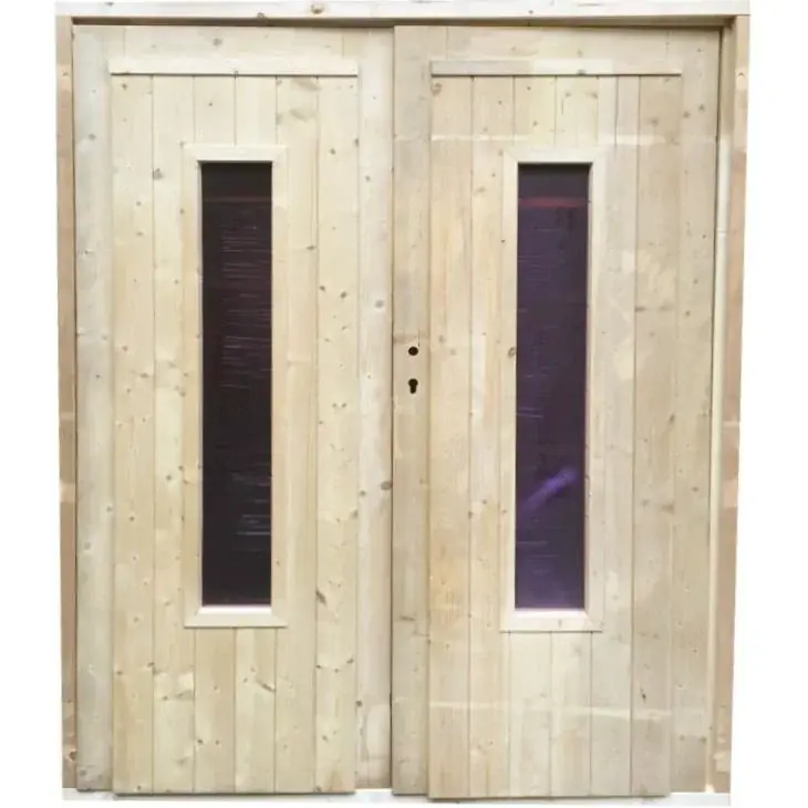 Blokhut deur glas 150×180 cm NR 26 Betrouwbaar