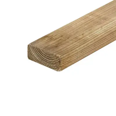 Flitsaanbieding Regel bruin geïmpregneerd grenen 34×80 mm