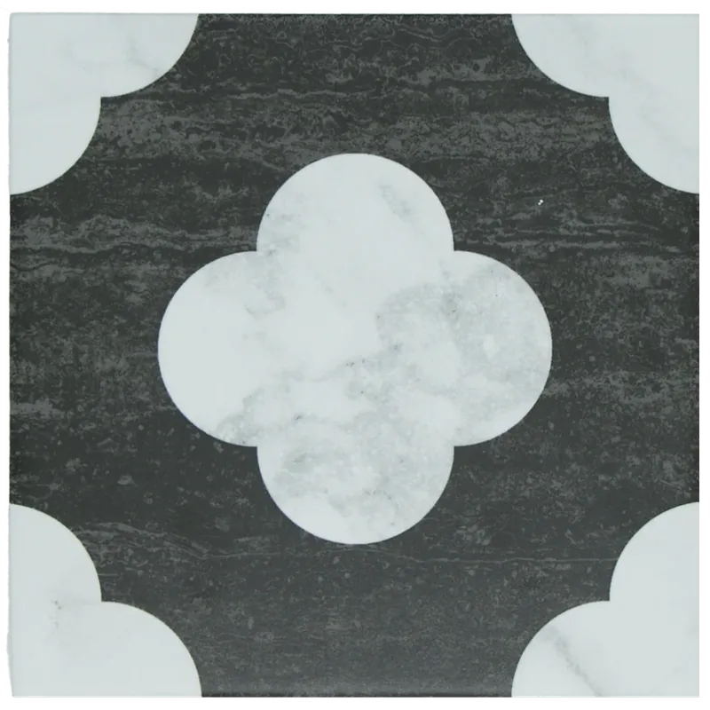 Wufto Flower Black White Seizoensaanbieding