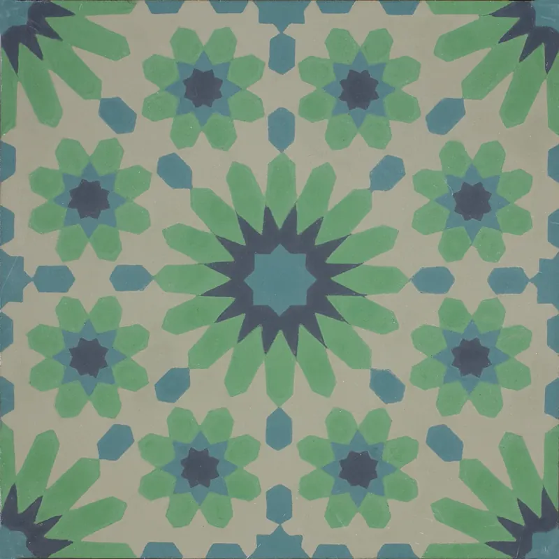 Lage Prijs Flower Verde S7.15