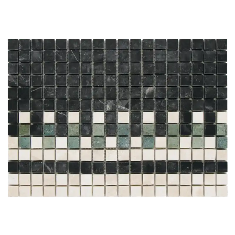Mosaic Border Block Pattern Bottocino Bestel Nu