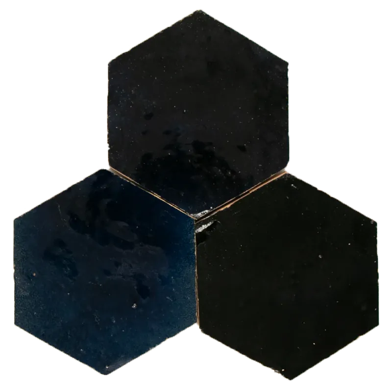 Zellige Bleu Nuit Hexagone Aanbieding