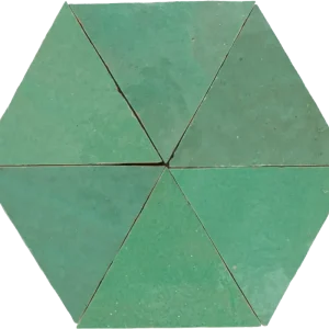 Zellige Turquoise Triangle Direct Beschikbaar