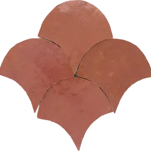 Zellige Rose Rouge Poisson Echelles Tijdelijk Beschikbaar