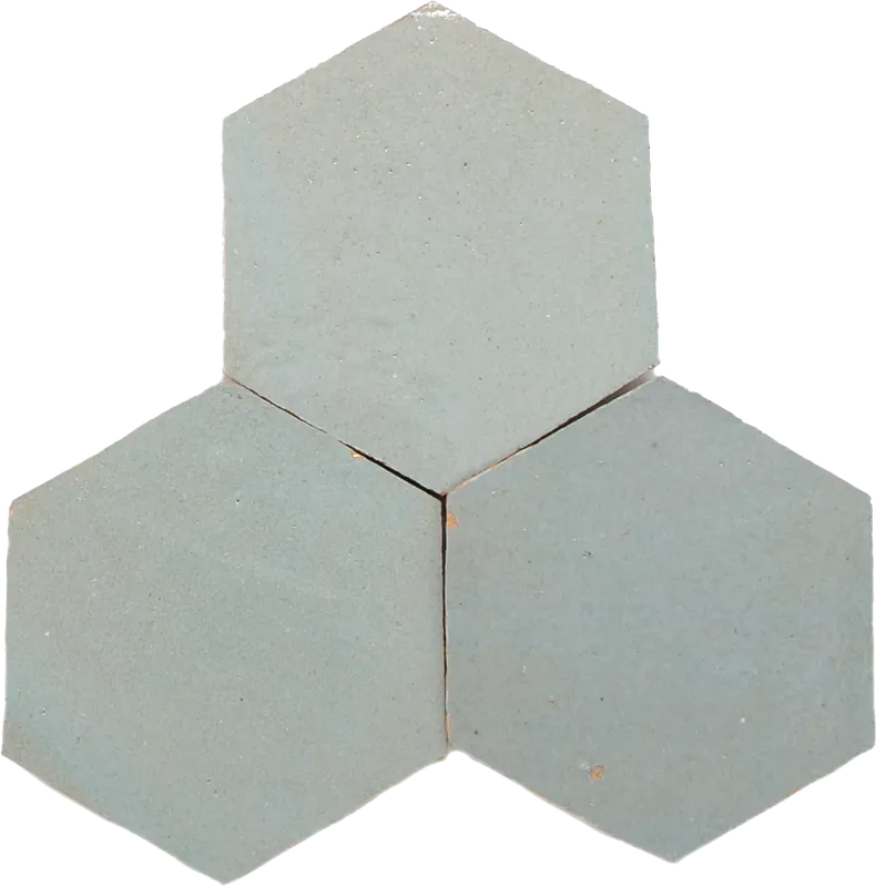 Actieprijs Zellige Bleu Lumiere Hexagone