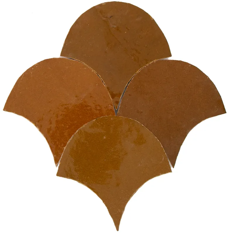 Zellige Caramel Poisson Echelles Favoriet