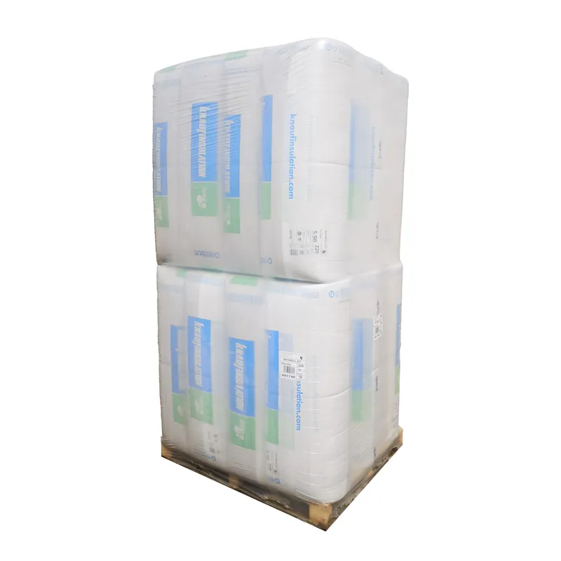 Rechtstreeks Van De Fabrikant Pallet: Knauf Naturoll 035 Glaswol | 4000x380x185mm – 72 rol – 109,44m2