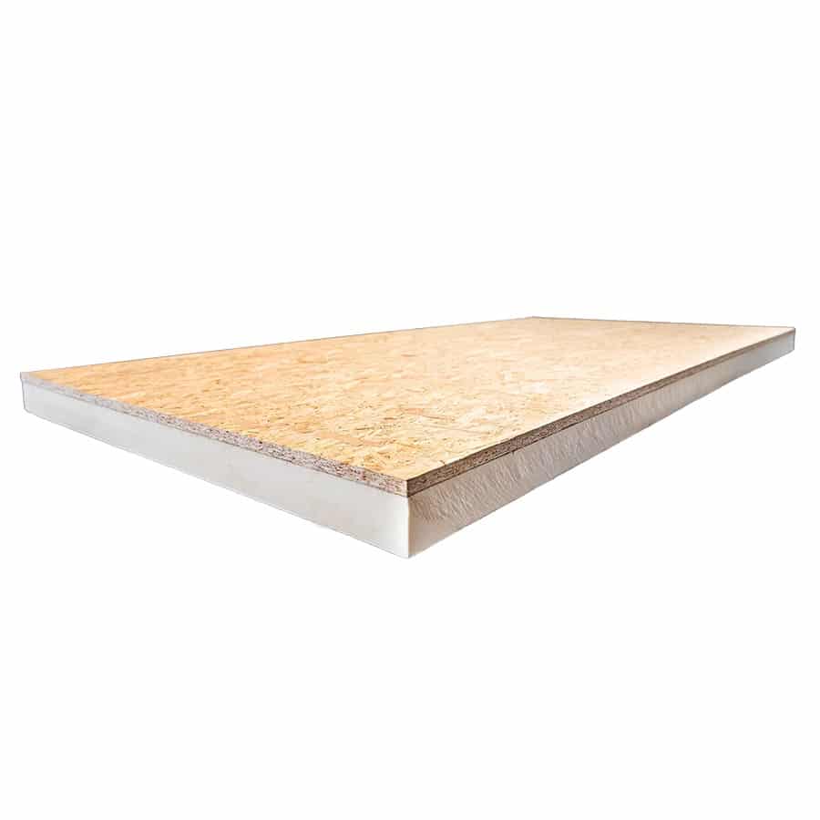 Korting Pir 40mm + OSB | 2440x600x9mm – Rd:1.80 (=1,464m²)