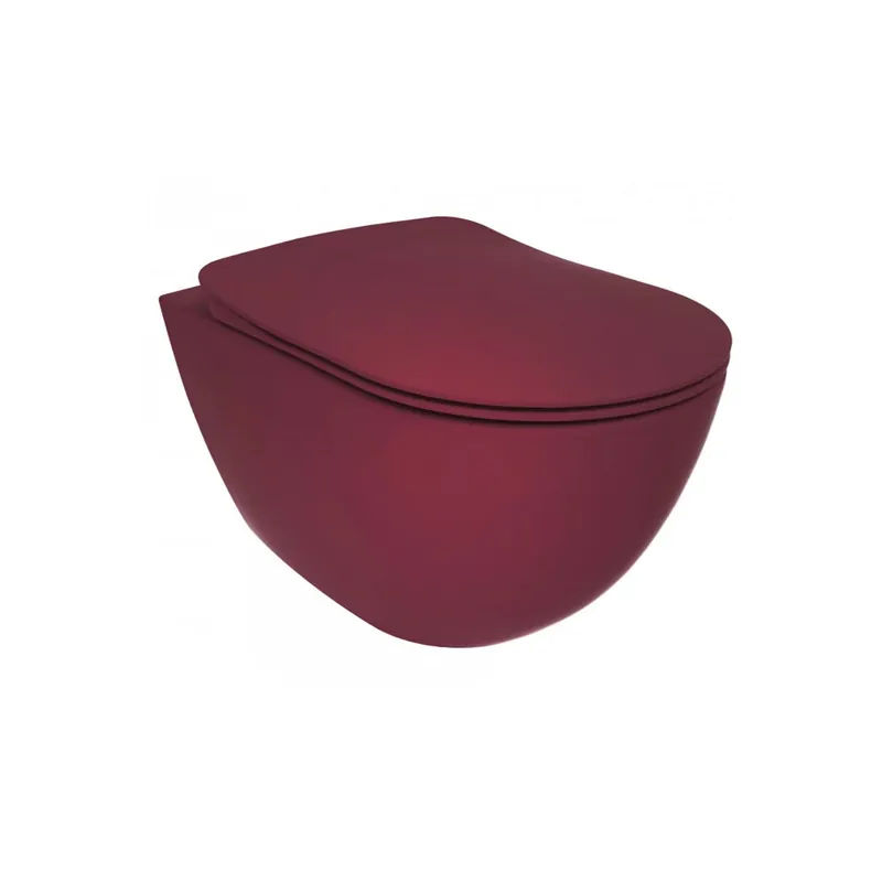 Creavit Duck Toiletbril D-Vorm – Softclose & Quick Release – Duroplast – Berry Uitverkoop