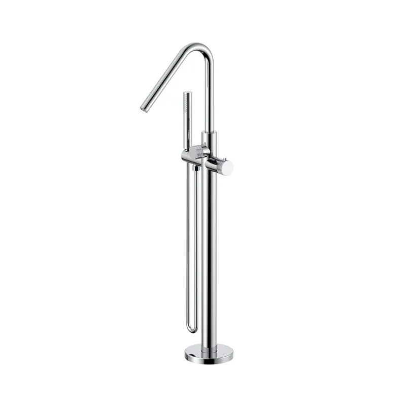 Gereduceerde Prijs STRIA Thermostatische Badmengkraan Opbouw met Ribbelknoppen – Chroom