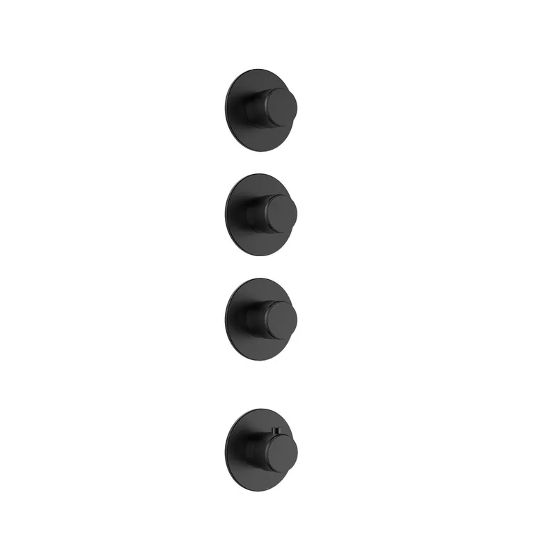Uniforma Douchestang met Wateraansluiting – 69 cm – Gunmetal Gereduceerde Prijs
