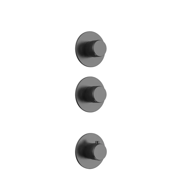 Uniforma Douchestang met Wateraansluiting – 69 cm – Mat Zwart Speciale Aanbieding