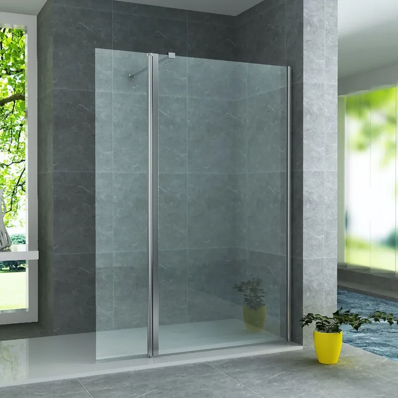 Inloopdouchewand Helder Glas – 60 x 200 cm – 8 mm Veiligheidsglas met Antikalk Coating Merkproduct