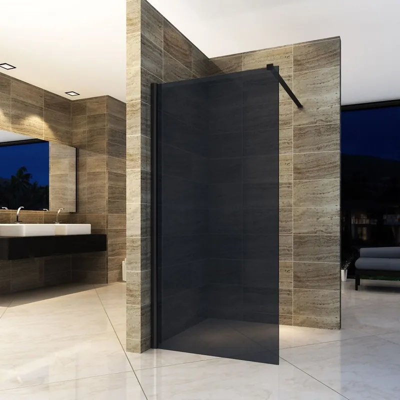 Bestseller Elite Composiet Douchebak – 120x90x3 cm – Mat zwart