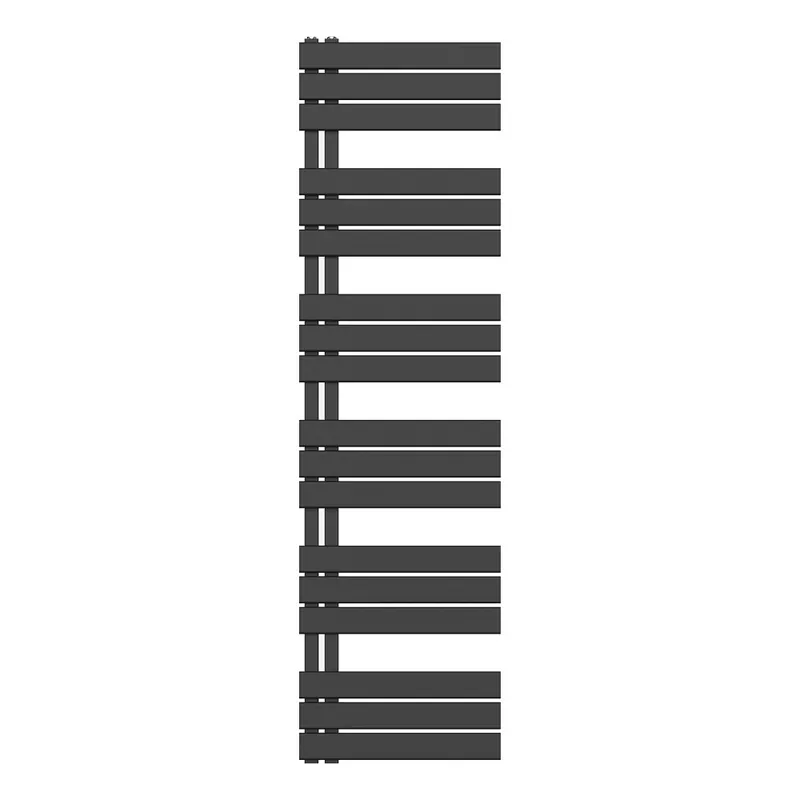 Premium Design Thermostatische Radiatorkraan Middenaansluiting – Geschikt voor Muur en Vloeraansluiting – Mat Zwart