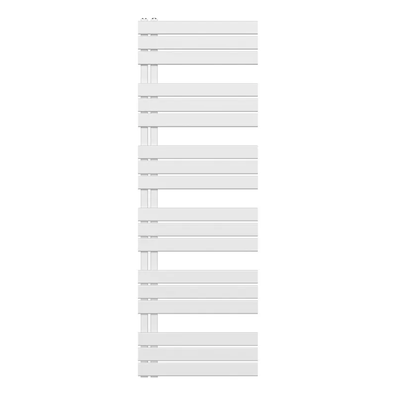 Merkproduct Design Thermostatische Radiatorkraan Middenaansluiting – Geschikt voor Muur en Vloeraansluiting – Glanzend Wit