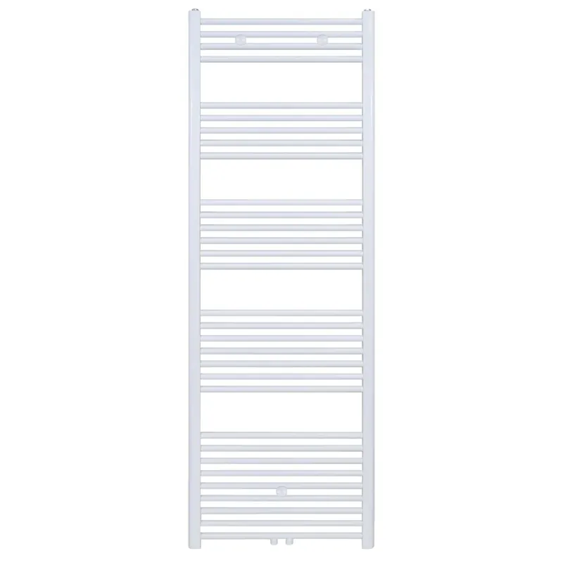 Superprijs Design Thermostatische Radiatorkraan Middenaansluiting – Geschikt voor Muur en Vloeraansluiting – Glanzend Wit