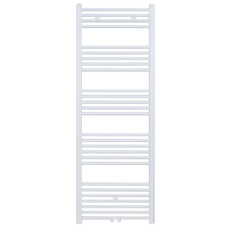 Goedkoop Design Thermostatische Radiatorkraan Middenaansluiting – Geschikt voor Muur en Vloeraansluiting – Glanzend Wit