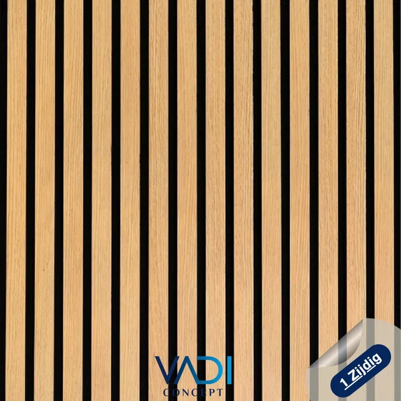 Aanbieding Akoestisch Wandpaneel – 60×280 cm – 1 Zijdig – 13 mm, L300 – NATUREL EIKEN