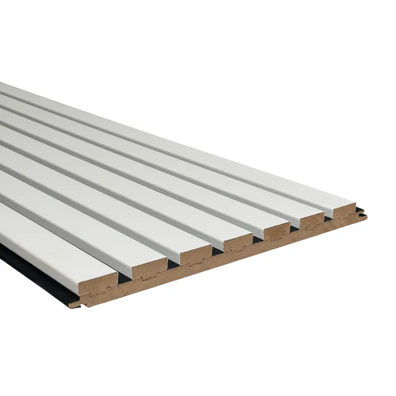 MDF Lamel Wandpaneel – Y45 ZILVEREN MHSIN – 30×280 cm Beperkte Voorraad