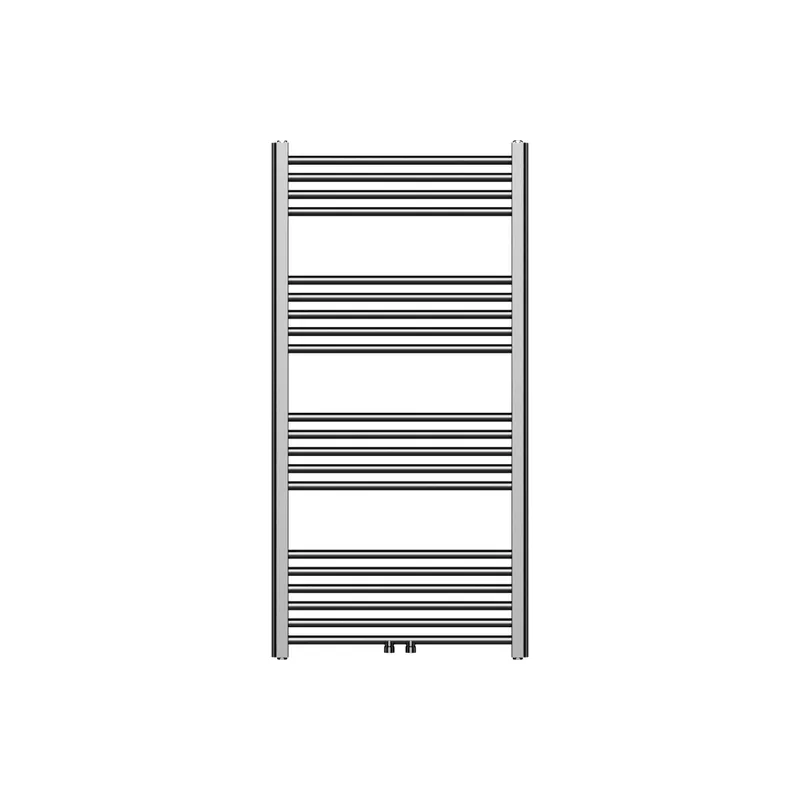 Superprijs Handdoekradiator Middenaansluiting 1200×600 mm – 616 Watt – Glans Wit Design Badkamer Handdoekdroger