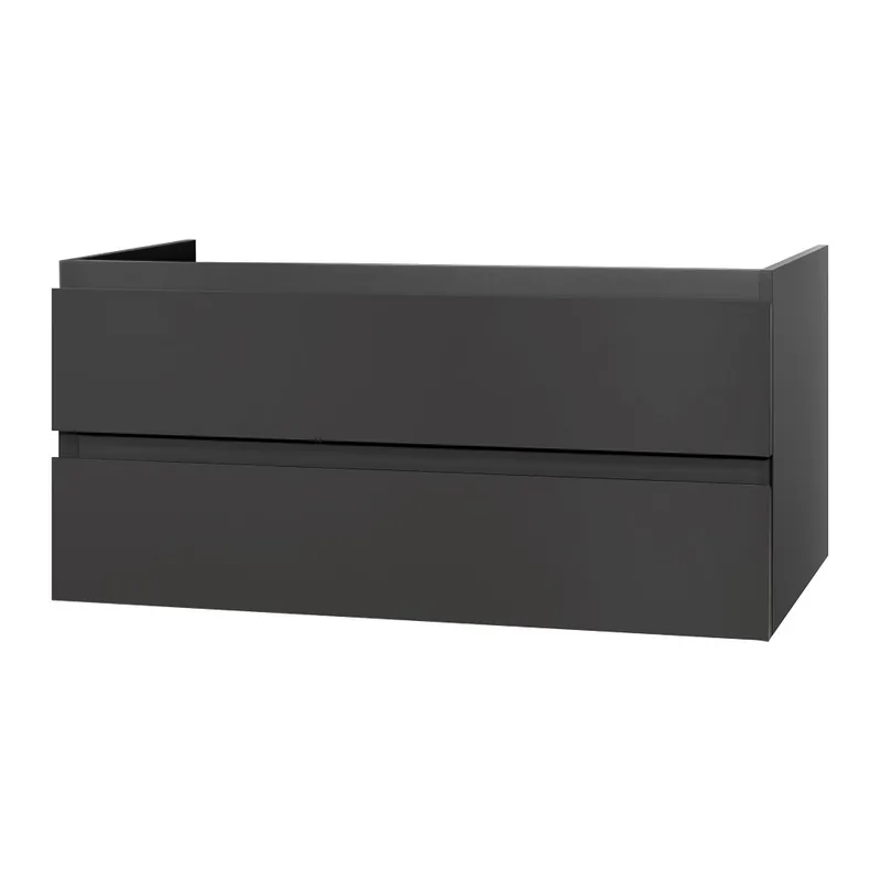Alleen Vandaag Wastafelblad MDF – 118,4 x 45,5 x 2,6 cm – Mat Grijs Wastafeltablet voor Badkamermeubel