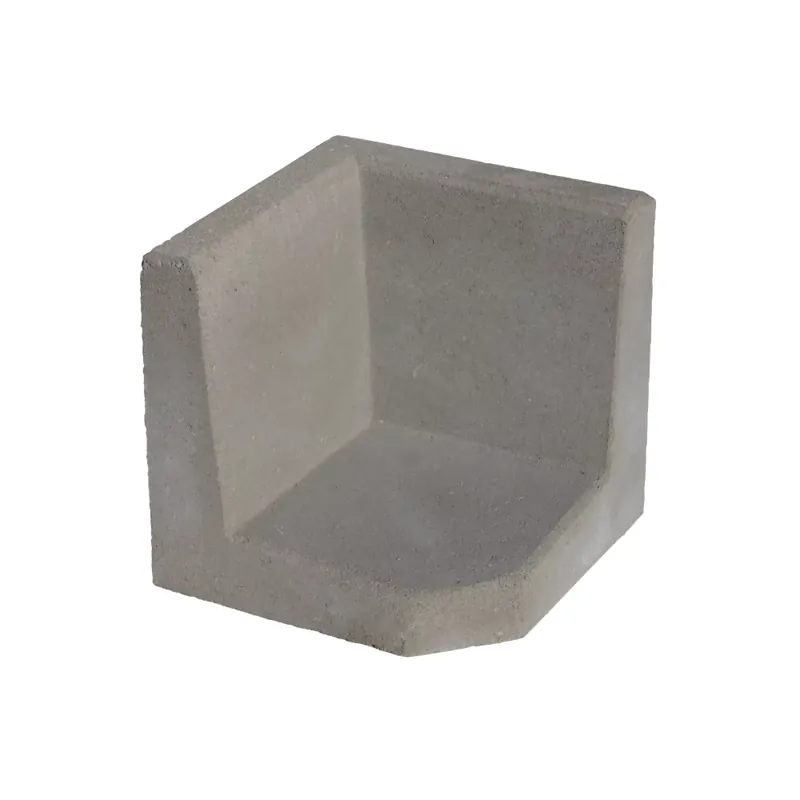 L-hoekelement Grijs 40x40x40cm Gereduceerde Prijs