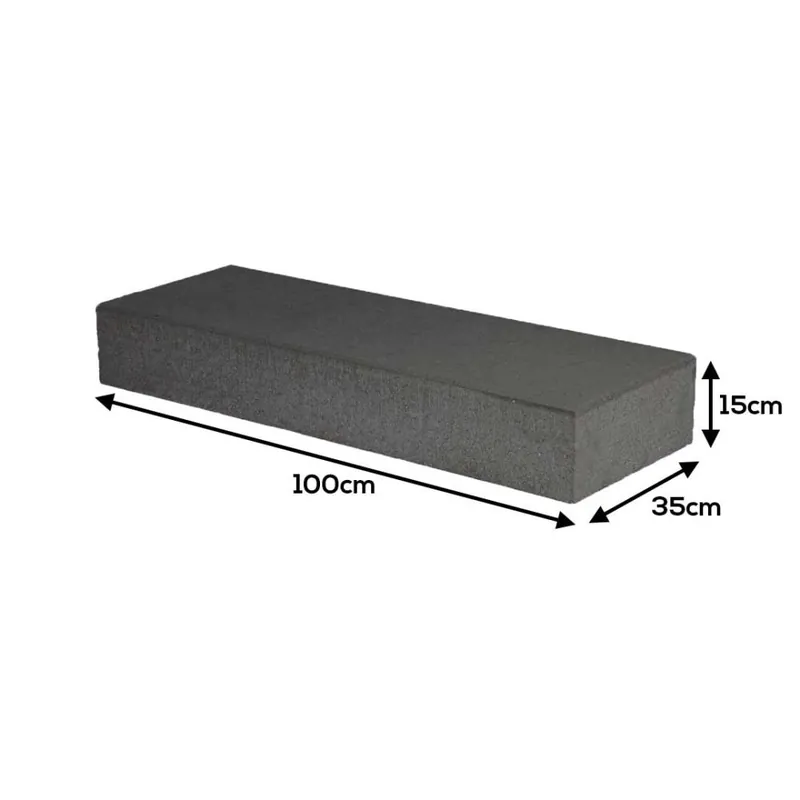 Traptrede Antraciet 100x35x15cm Flitsaanbieding