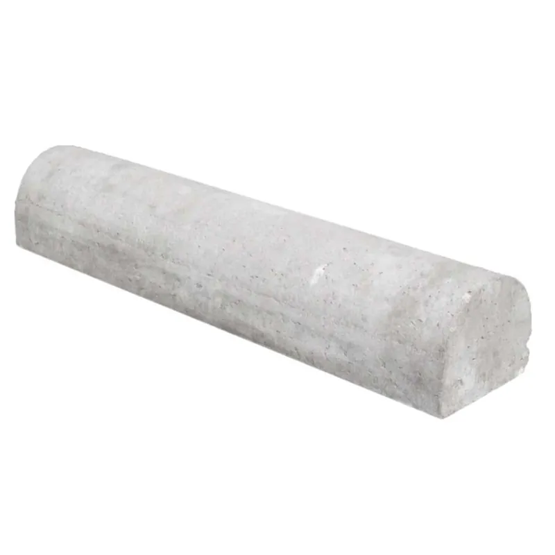 Direct Beschikbaar Parkeerband Stootband Grijs 2 rechte zijkanten 20x17x95cm