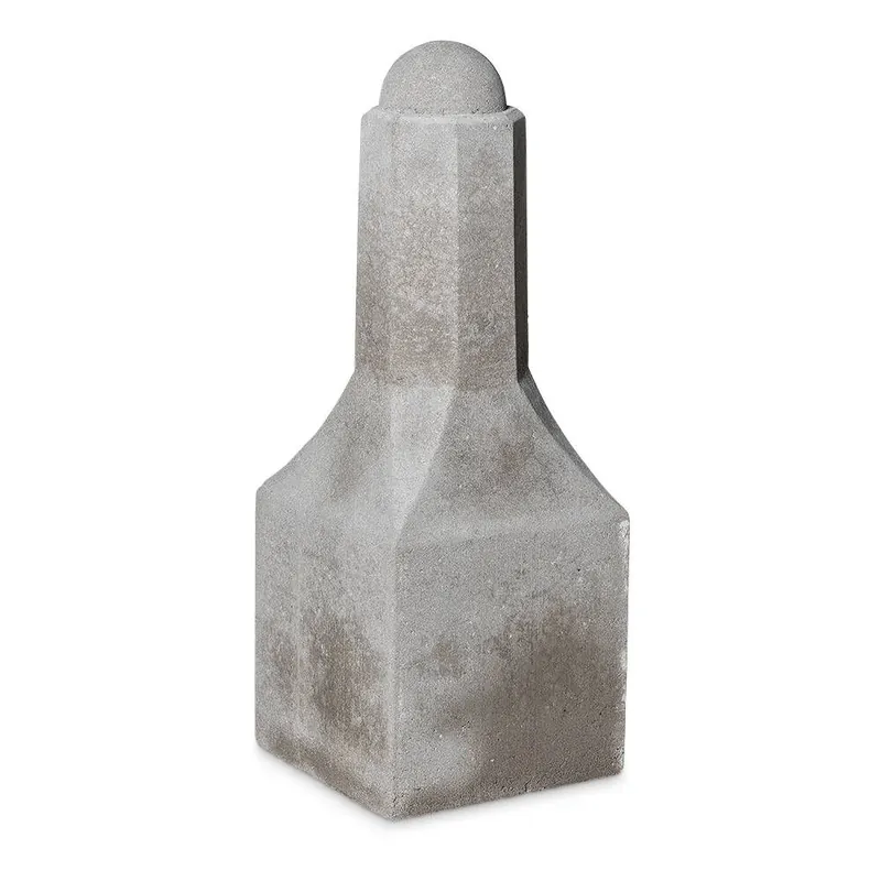 Favoriet Amsterdammertje betonpaaltje Grijs 105x30x30 8-hoekig met voet