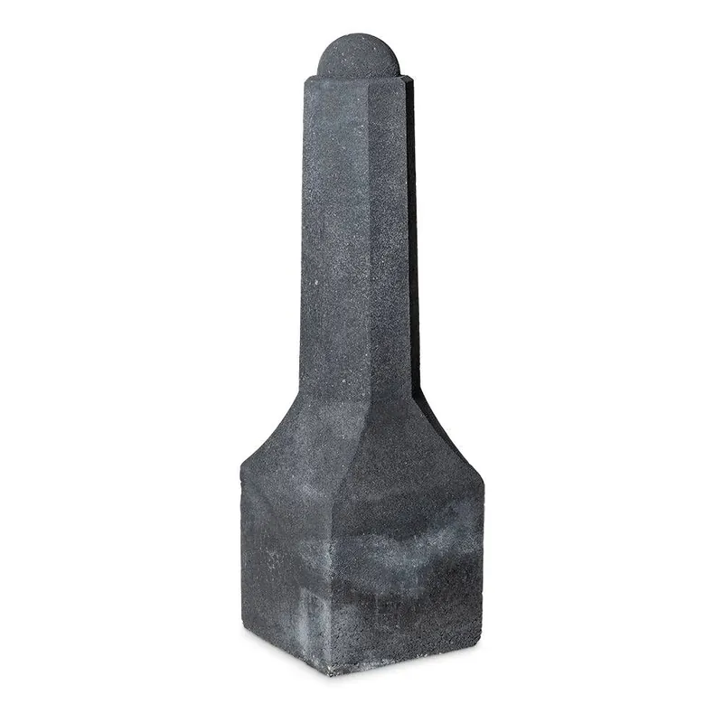 Must-Have Amsterdammertje betonpaaltje Antraciet 105x30x30 8-hoekig met voet