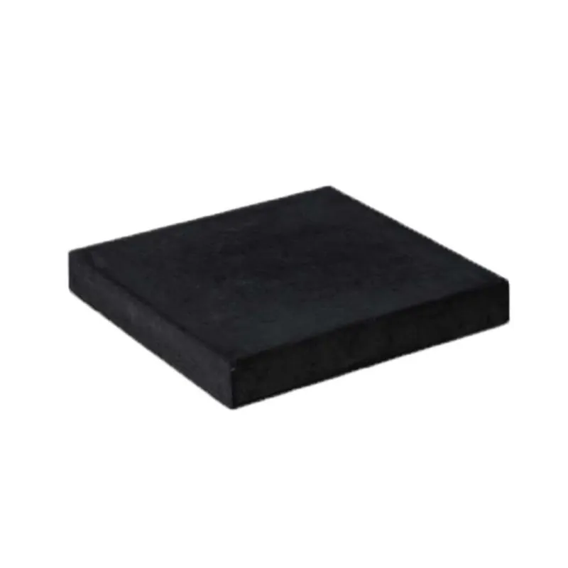 Koop Online Paalmuts Vlak Beton Zwart Gecoat 80x80x5