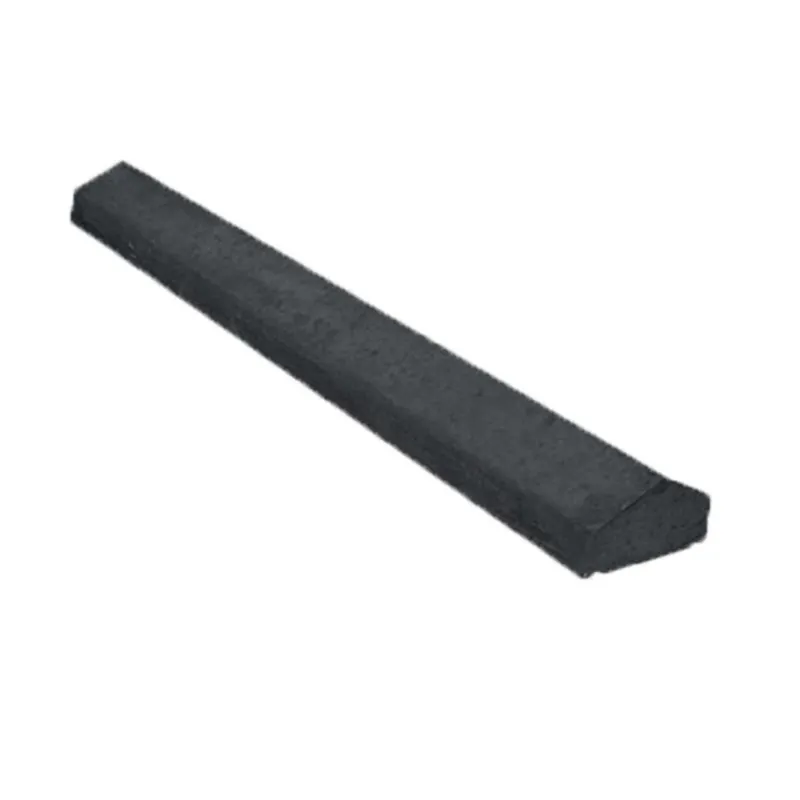 Muurafdekplaat met punt Beton Zwart Gecoat 30x100x5cm Populair