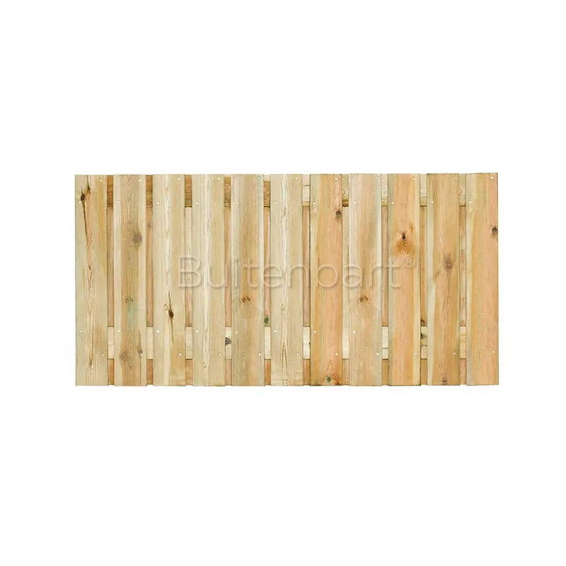 Trendline Schuttingscherm 89,5x180cm, Grenen Groen Geimpregneerd, 16mm Snelle Levering