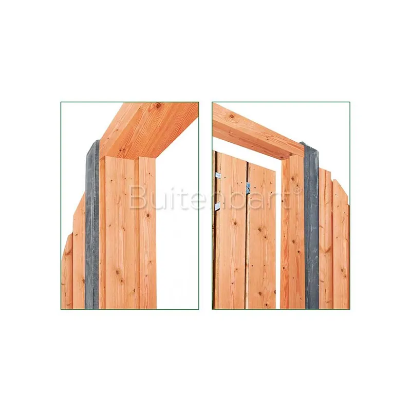 Trendline Easy Kozijnbundel 130 tot 150cm x 190cm hoog Grenen Rood geimpregneerd Merkproduct