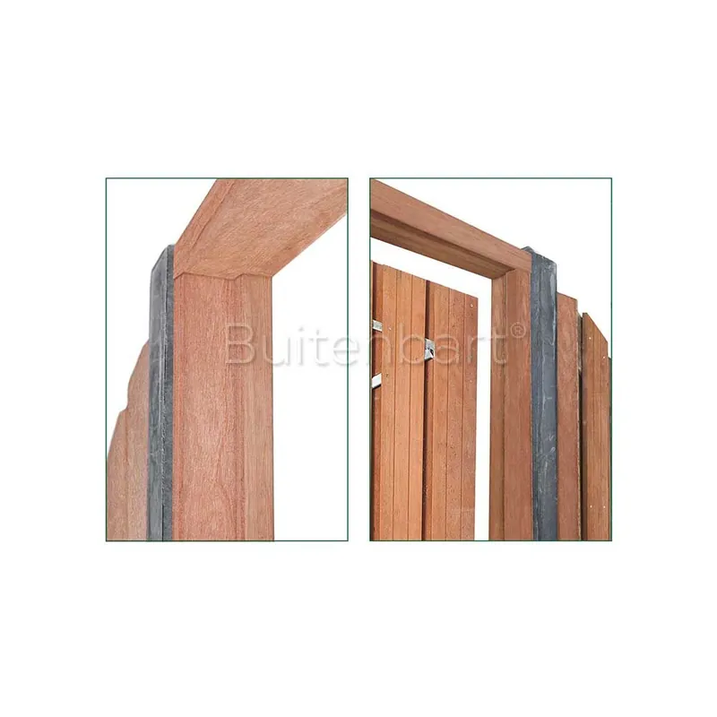 Topline Easy Kozijnbundel 130 tot 150cm x 190cm hoog Hardhout geschaafd Goedkoop