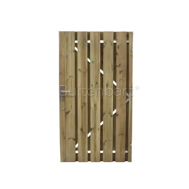Tuinpoort Trendline Easy Grenen Groen Geïmpregneerd 150x190cm Rechtsdraaiend Lage Prijs