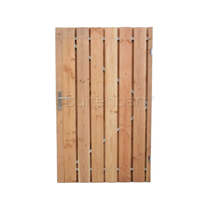 Tuinpoort Trendline Easy Douglas Geschaafd Onbehandeld 130x190cm Rechtsdraaiend Alleen Vandaag