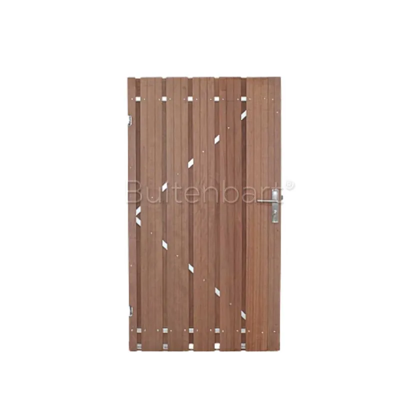 Tuinpoort Topline Hardhout Geschaafd 140x190cm Linksdraaiend Meest Verkocht