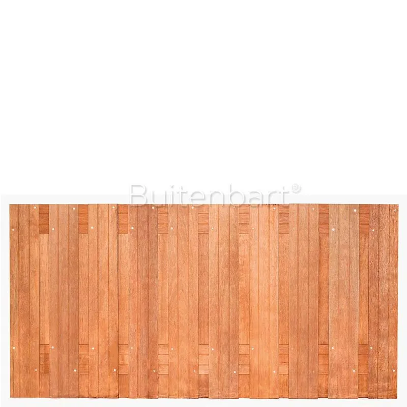 Topline schuttingscherm 180x90cm, Hardhout, Onbehandeld, 14mm Koopje