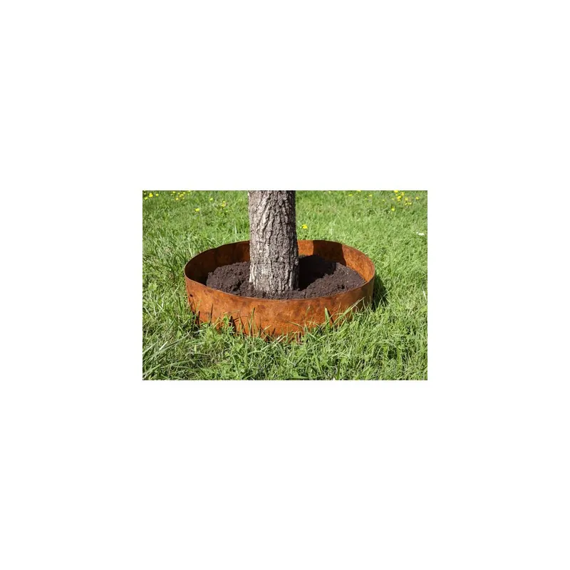 Gratis Retour Boomring Cortenstaal Diameter 50cm, Hoogte 20cm