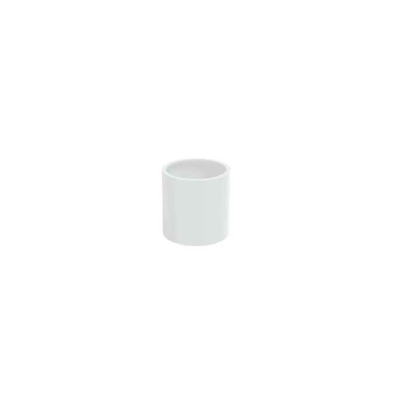 Hoge Kwaliteit Gepoedercoat Aluminium Wit Plantenbak Rond diamter 80cm, hoogte 80cm