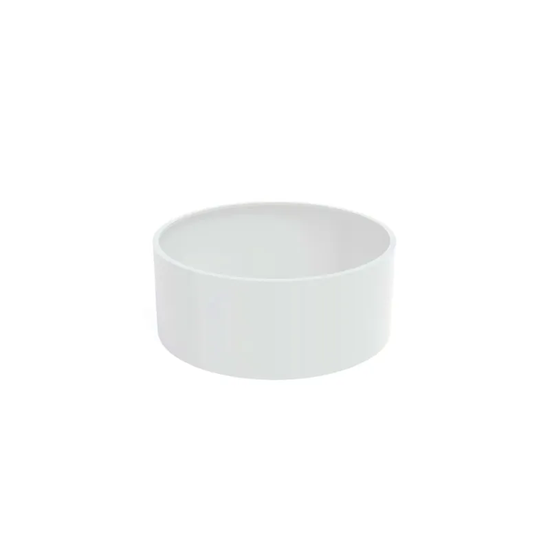 Koop Online Gepoedercoat Aluminium Wit Plantenbak Rond diamter 200cm, hoogte 80cm