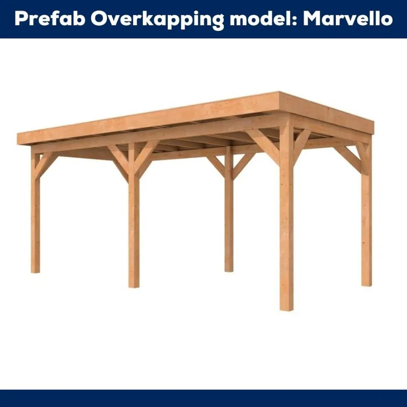 Prefab Overkapping Marvello Basisconstructie F 3.44x6.14 Betrouwbaar