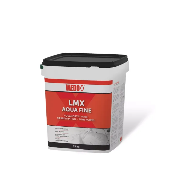 Wedox LMX AQUA FINE Steengrijs 15kg Rechtstreeks Van De Fabrikant