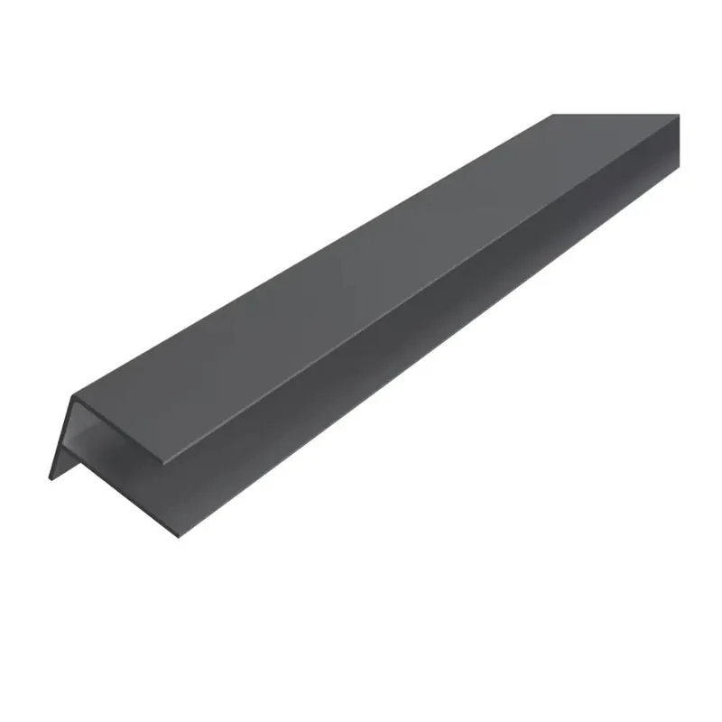 Bestel Nu WPC WEO35-60 Alu F-profiel 65x80mm 300cm Dark Grey