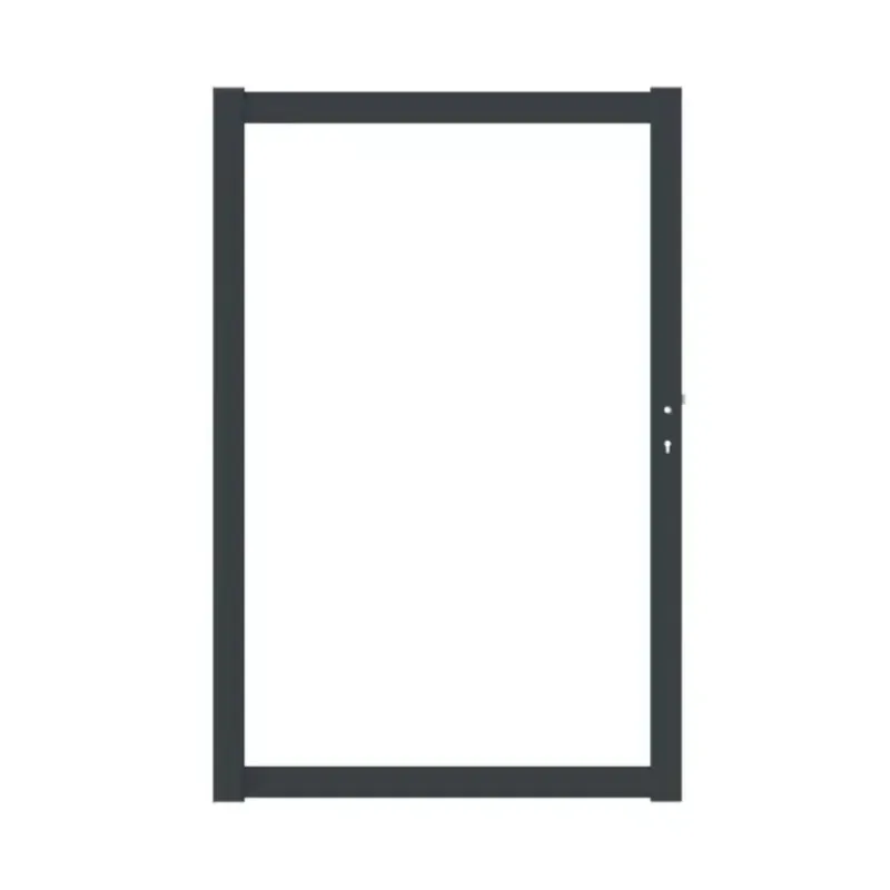 Direct Beschikbaar Boston Aluminium Poortframe inclusief insteekslot 120x183cm Ral 7016
