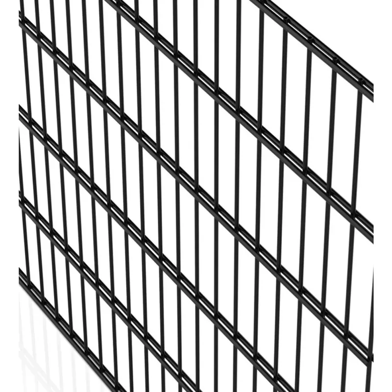 Exclusieve Aanbieding Dubbelstaafmat hekwerk 250x183cm Zwart RAL9005